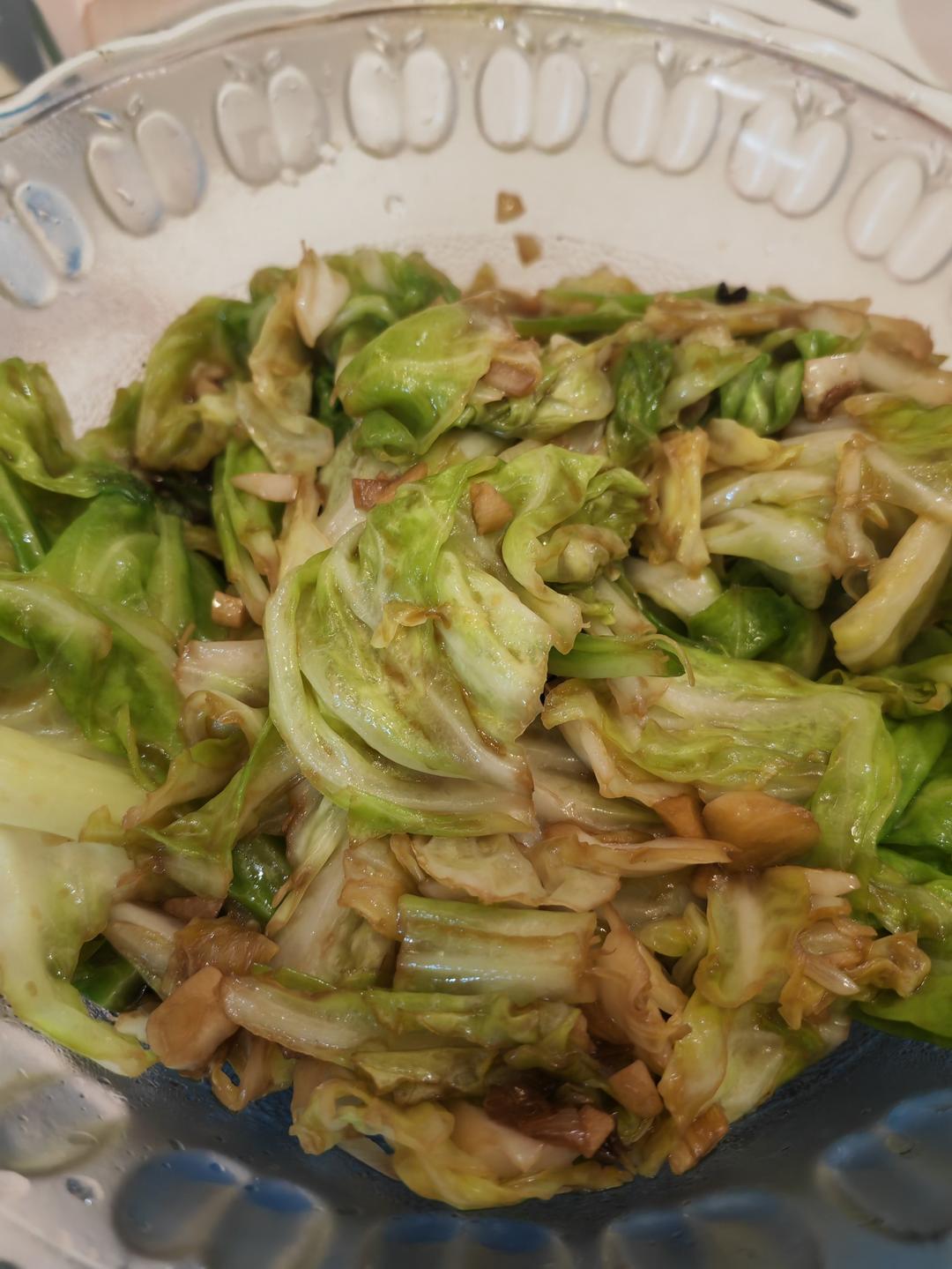 爆炒圆白菜