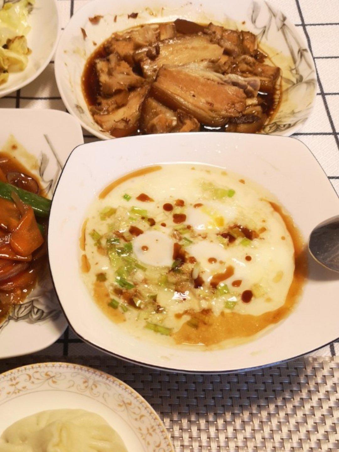 葱油蒸鸡蛋