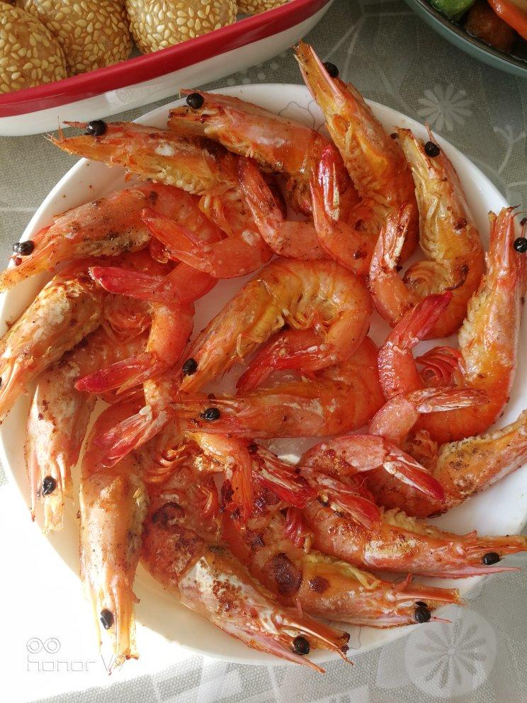 黄油蒜蓉煎大虾