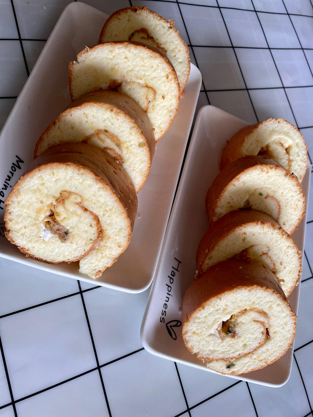原味基础蛋糕卷