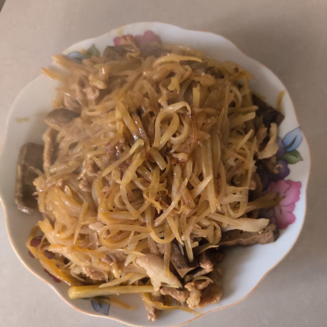 酸辣土豆肉丝——绝对最好吃！