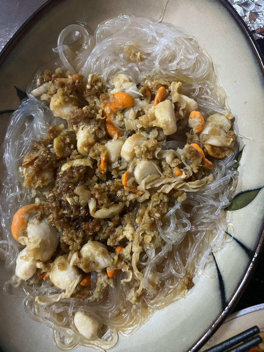 蒜蓉粉丝蒸扇贝