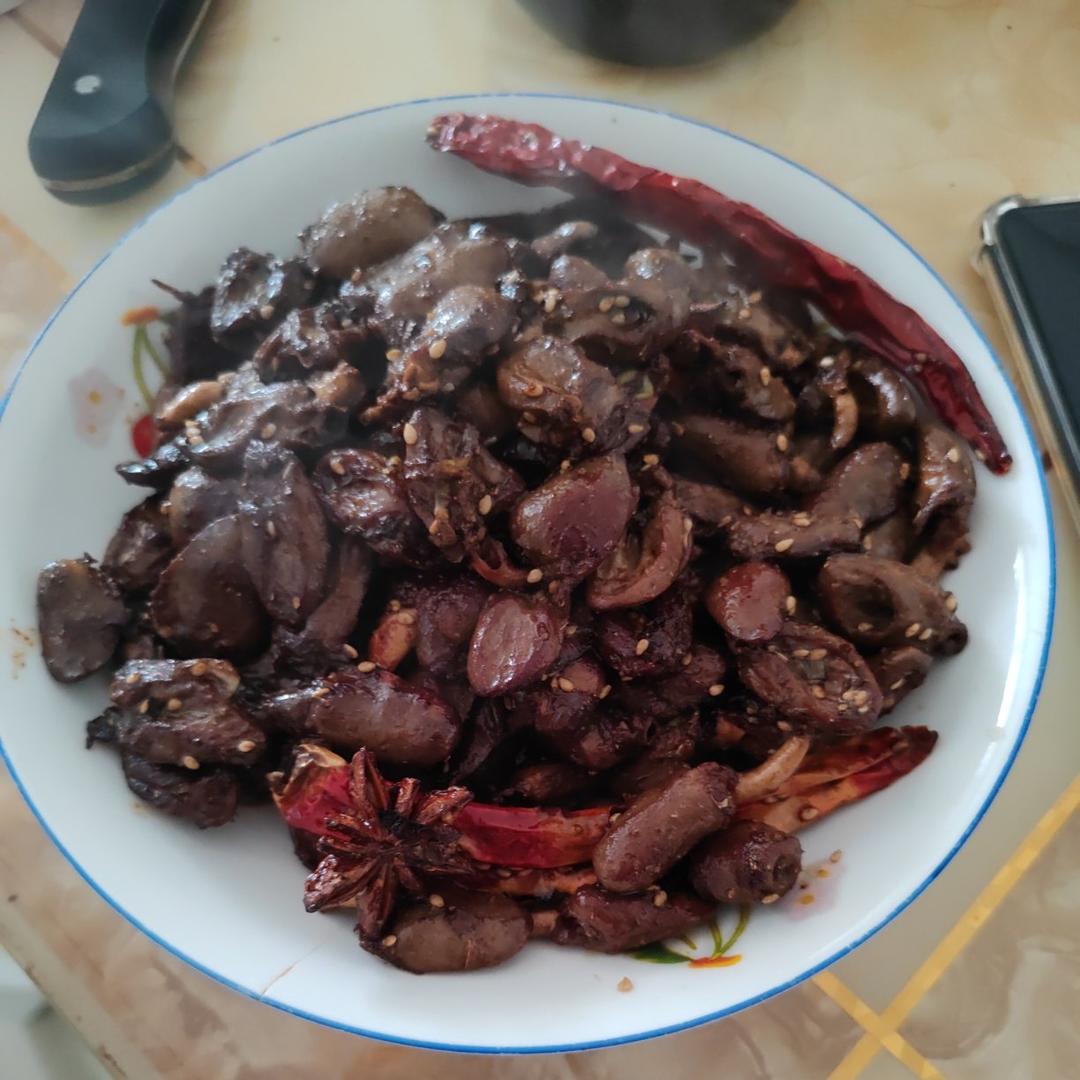 孜然鸡心