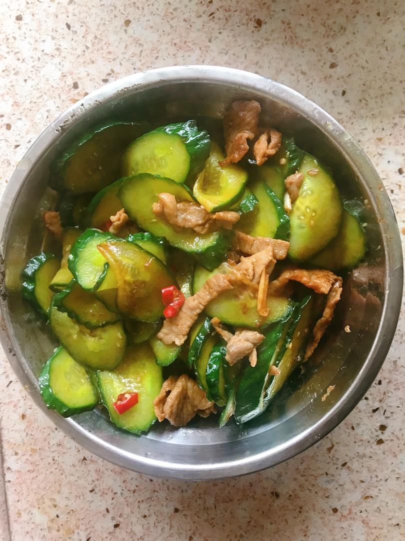 脆黄瓜炒肉