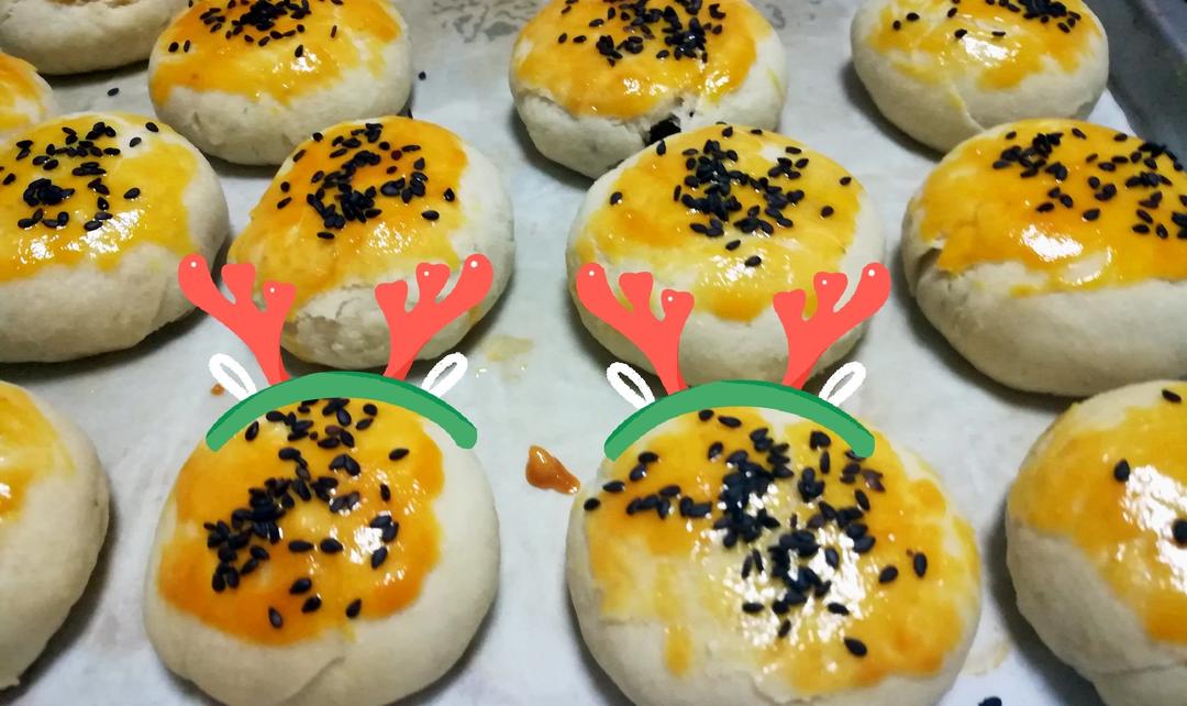 酥掉渣皮 内馅细腻 | 酥皮绿豆饼