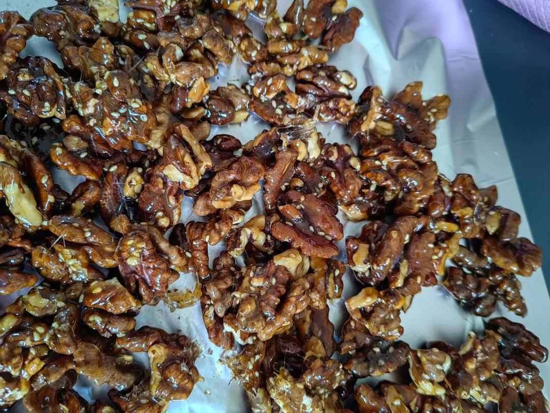 【琥珀核桃仁】冰糖无油不粘手