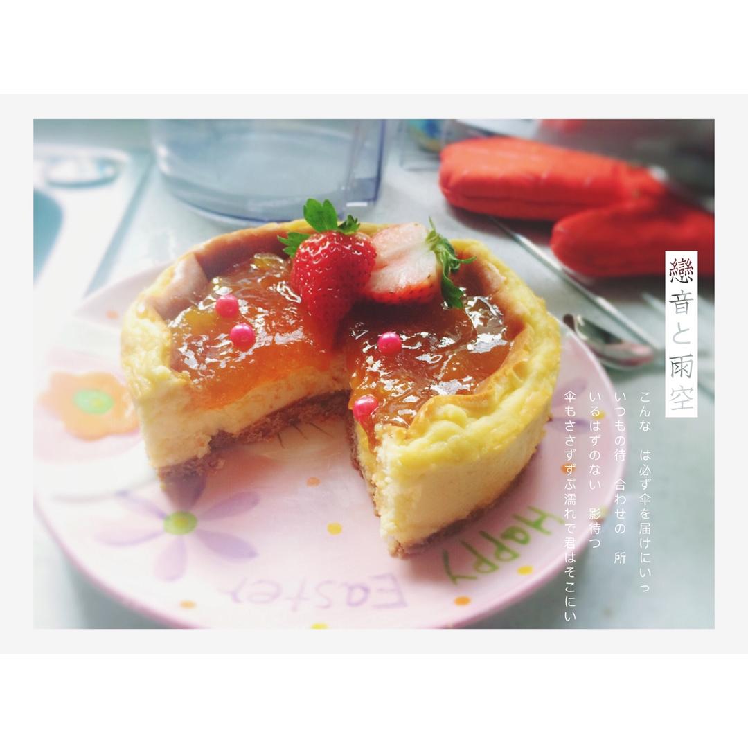 《Tinrry下午茶》教你做烤蓝莓重芝士蛋糕（6寸配方）