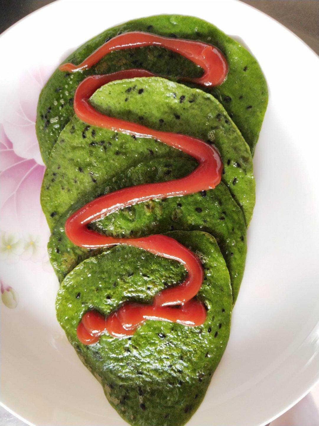 菠菜蛋饼  宝宝健康食谱