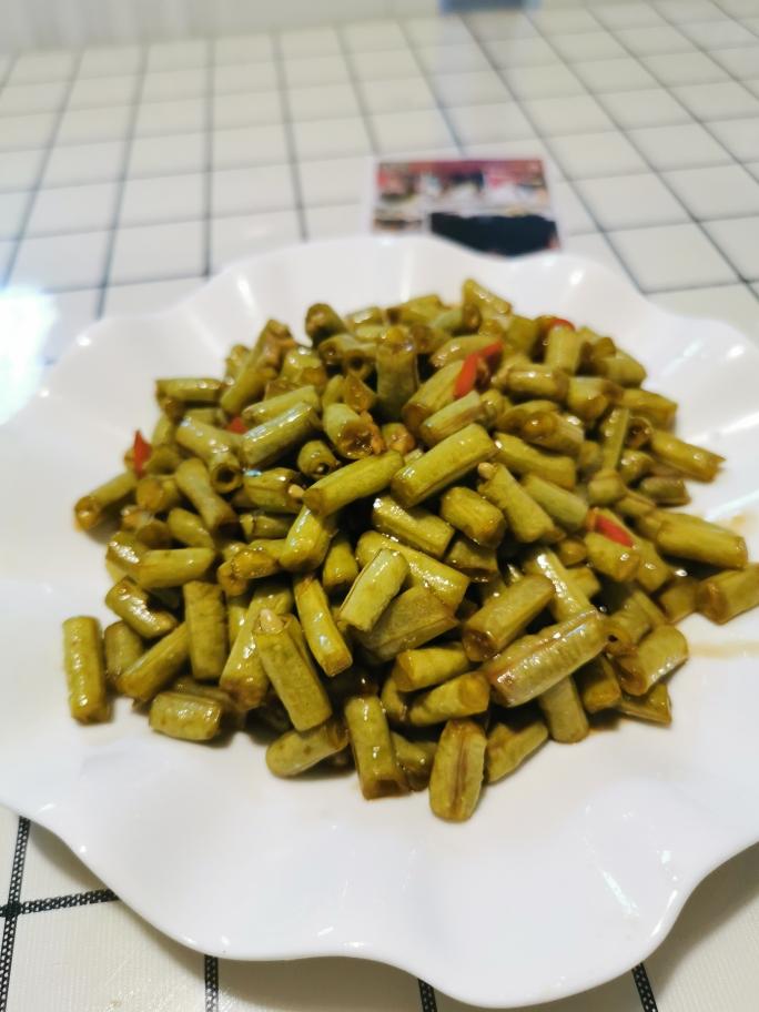无油无盐的酸豇豆(超级简单)