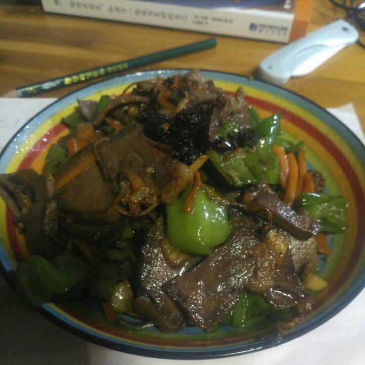 青椒炒猪舌头