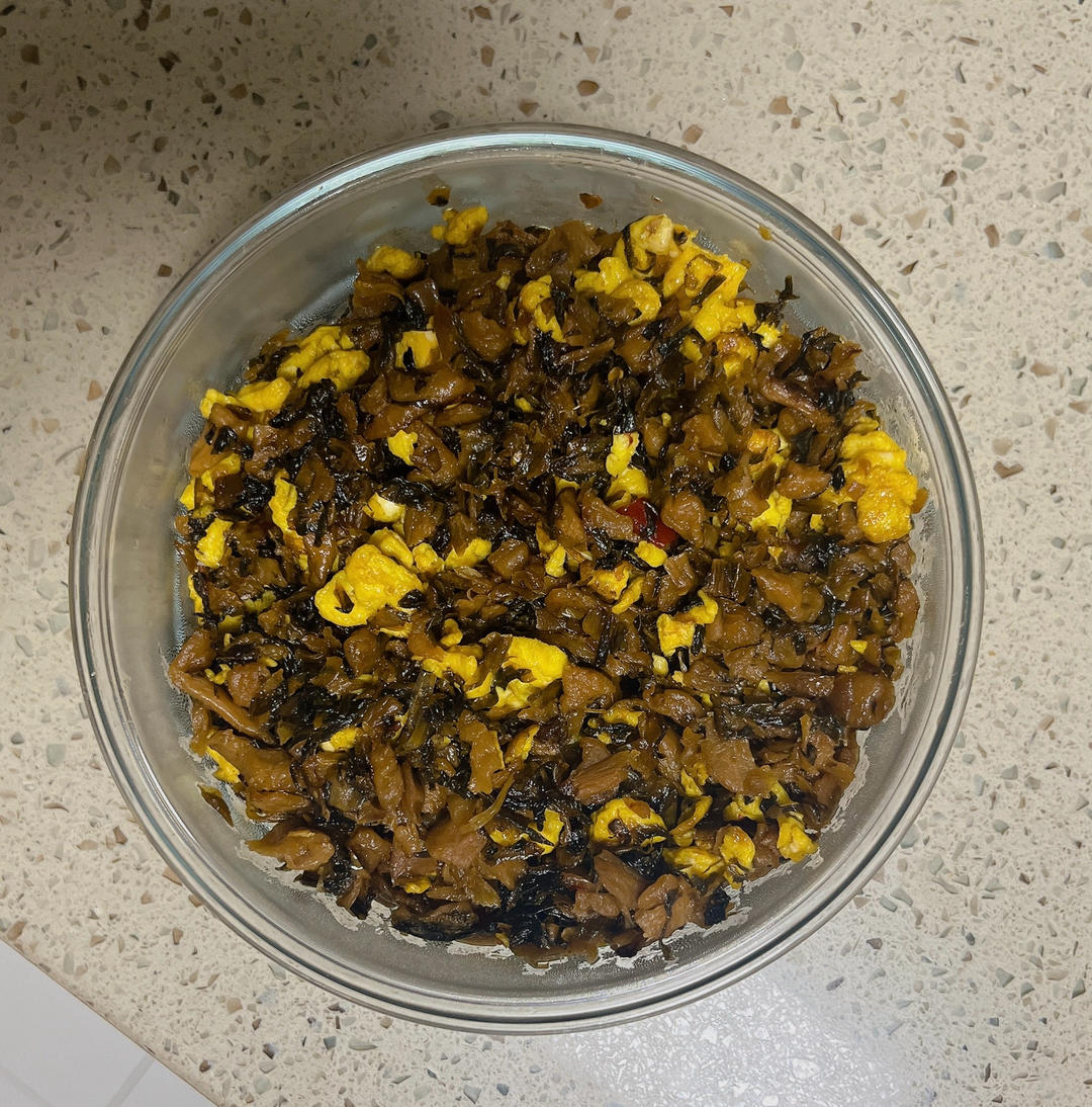 鸡蛋炒外婆菜(下饭菜)
