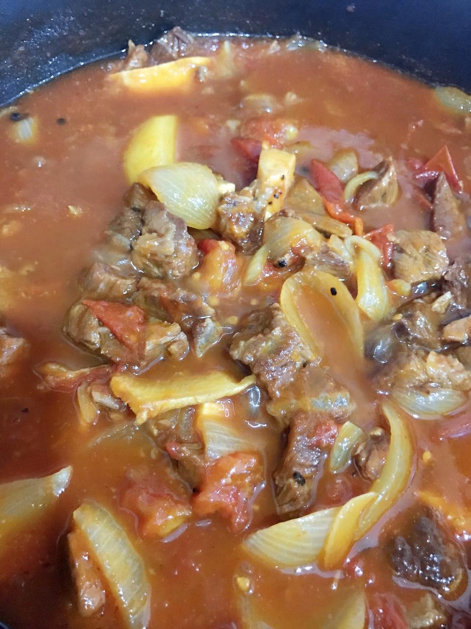 土豆炖牛肉