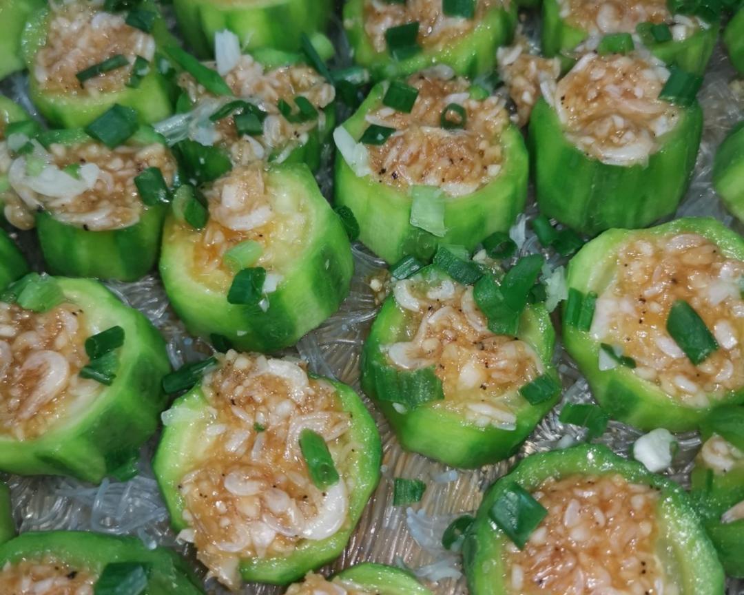 虾皮蒜蓉丝瓜蒸粉丝