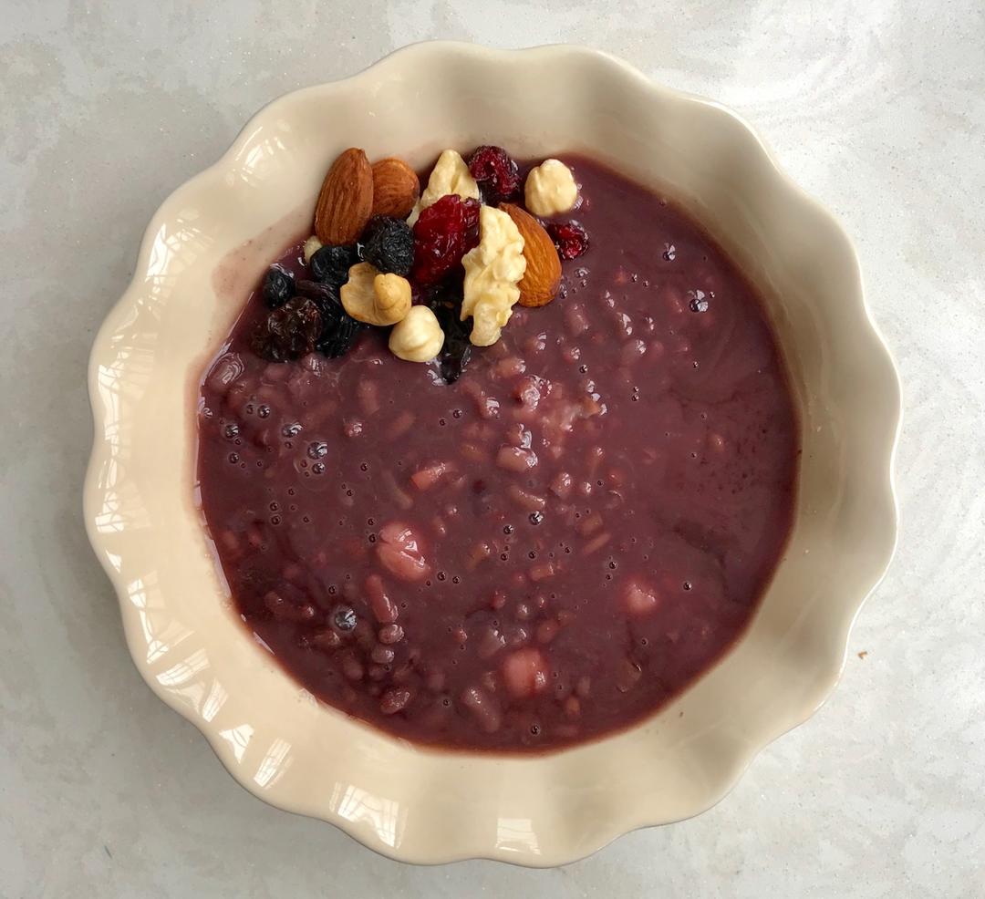 youmaier做的紫米红豆粥