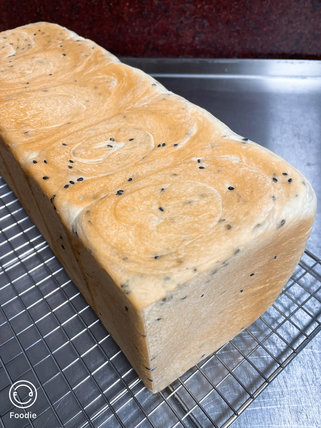 咸盐黑芝麻吐司