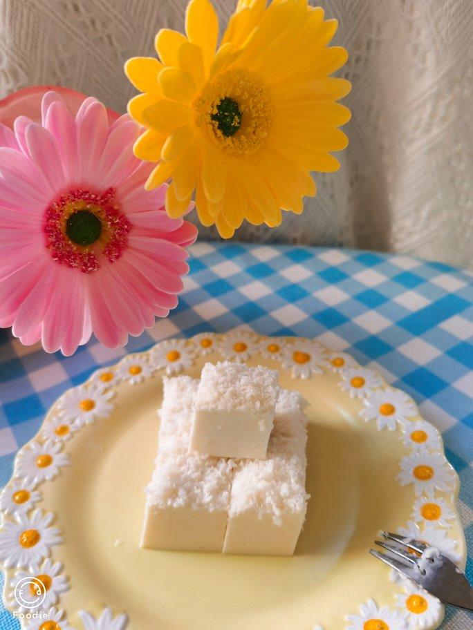 椰丝牛奶小方--椰浆版