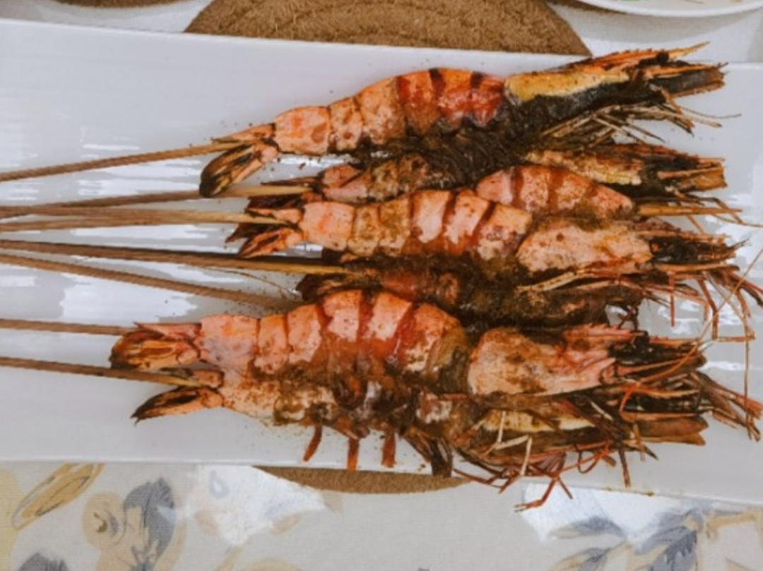串烤黑虎虾