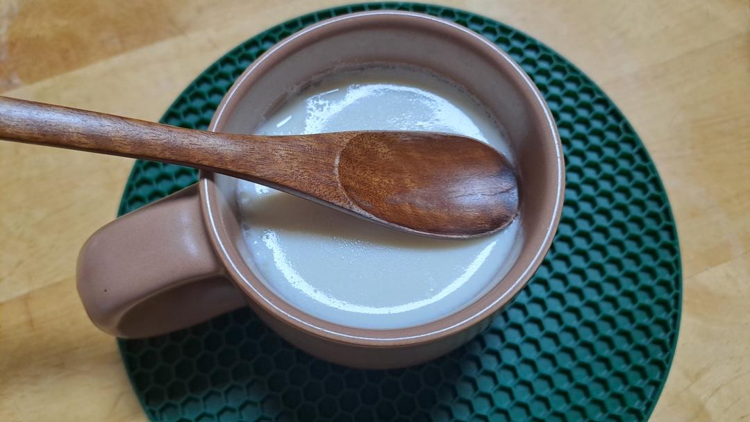 不用研磨器超简单姜撞奶