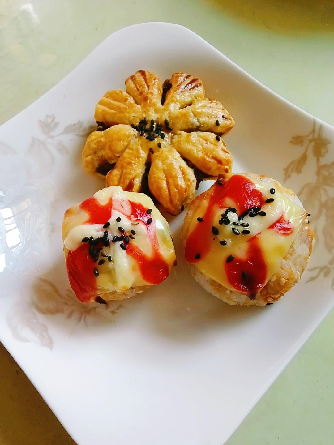 孩子们超喜欢的芝士烤饭团（空气炸锅版）