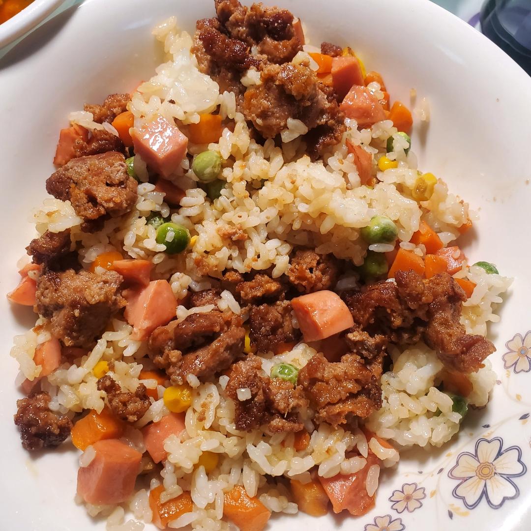 什锦玉米粒虾仁🍤🌽🥕