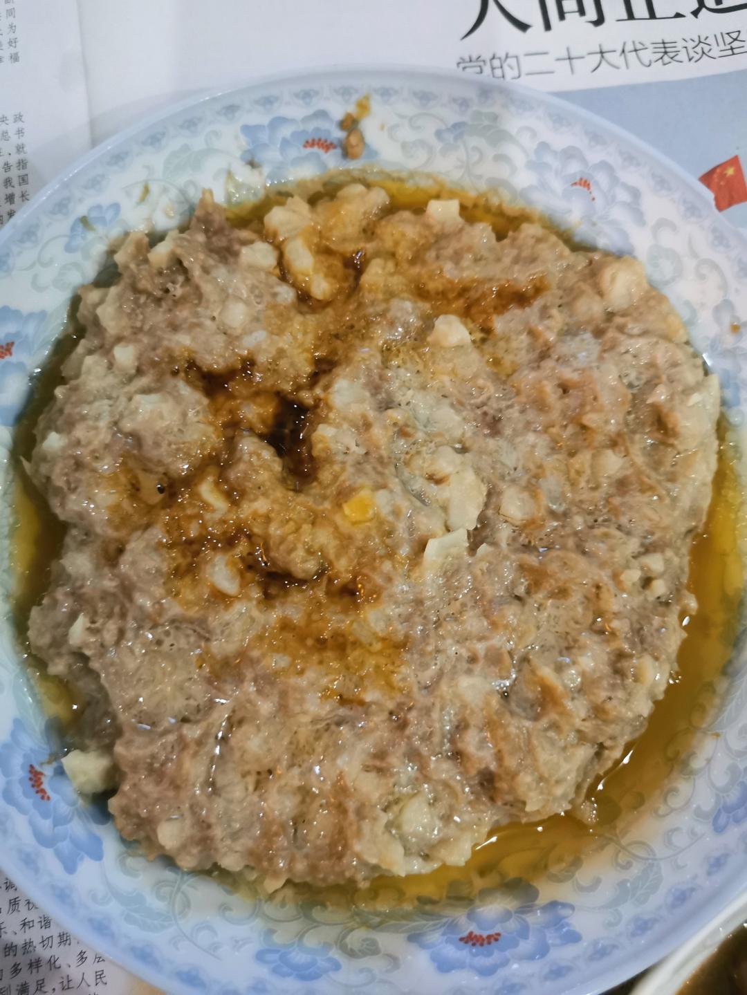 老少皆宜、鲜香味美蒸莲藕肉饼
