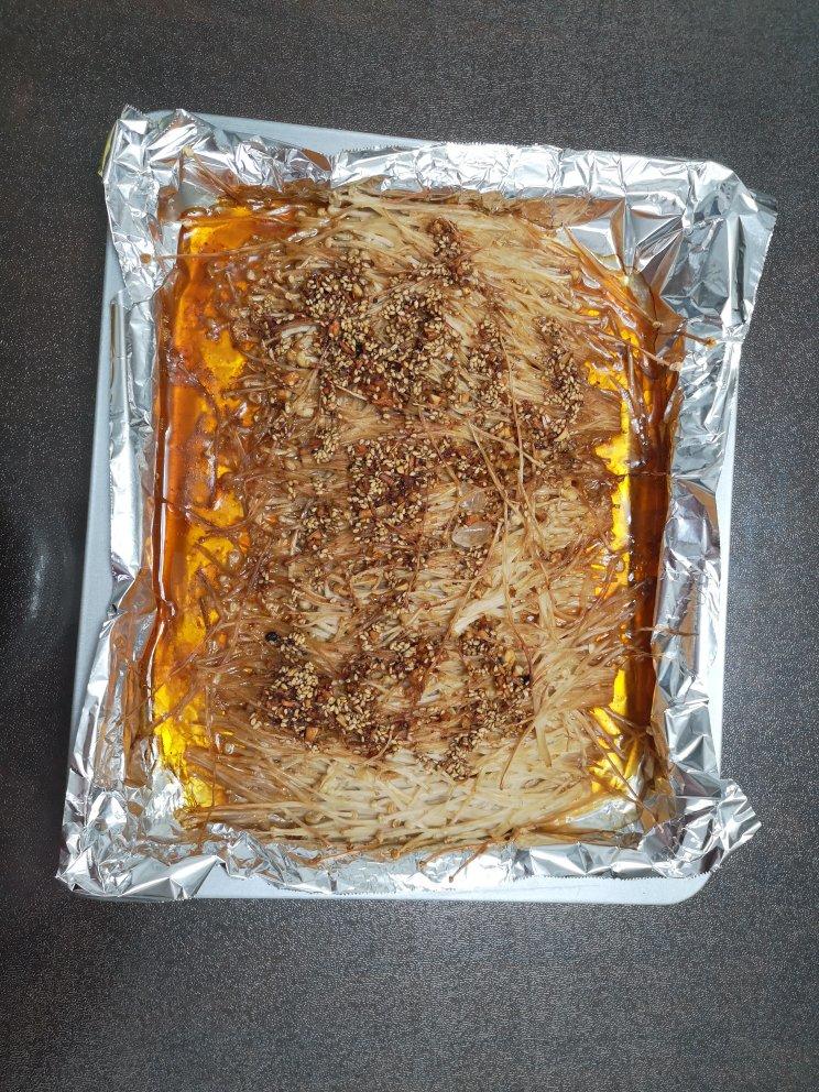 ㊙️制酱料❗️巨好吃烤金针菇！