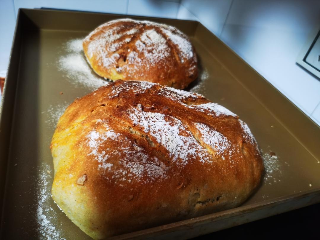 免揉💯无糖无油全麦欧包㊙️健康主食 越吃越香