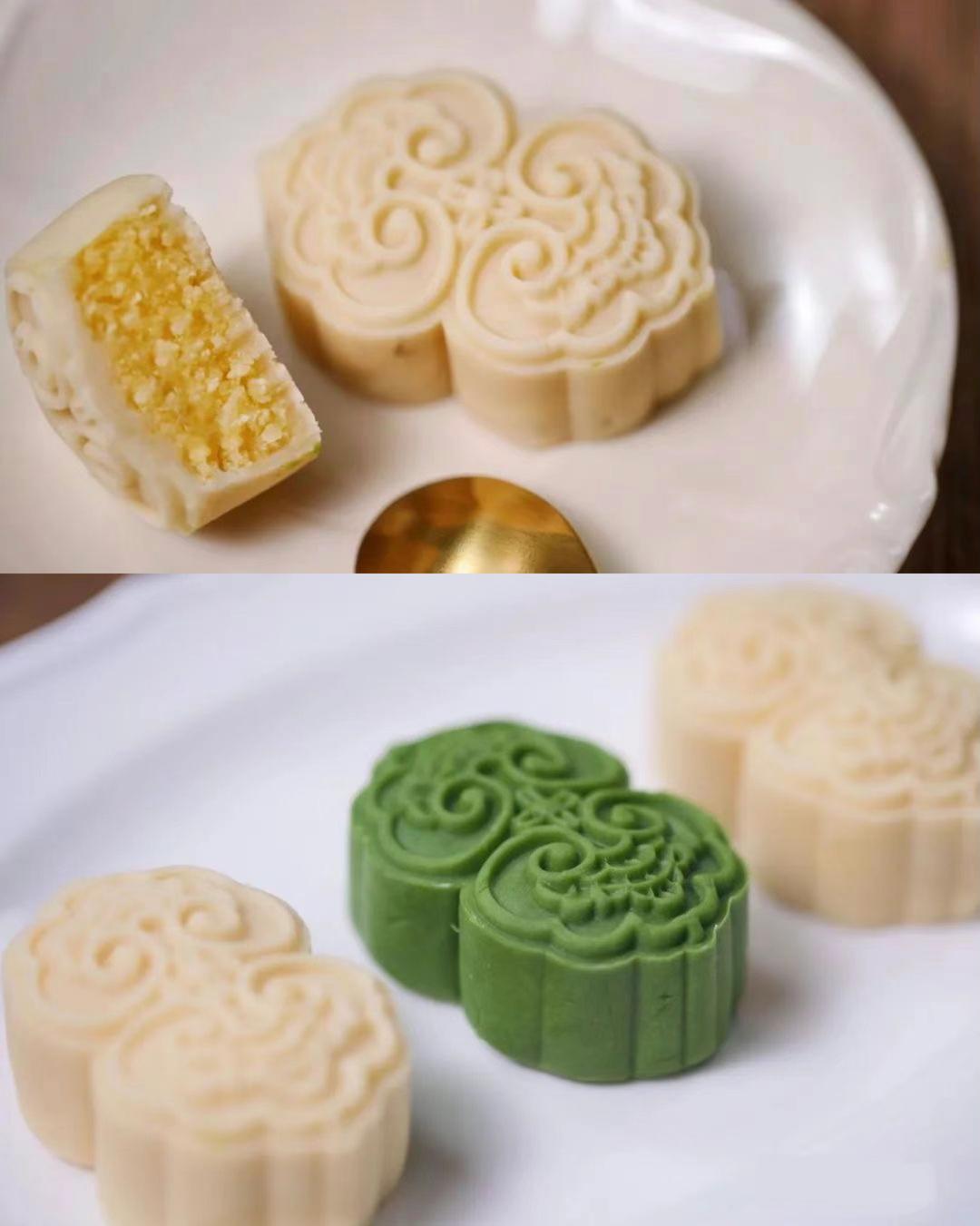 桃山皮椰蓉月饼 | 低油低脂！一口沦陷！最适合新手的月饼！的做法