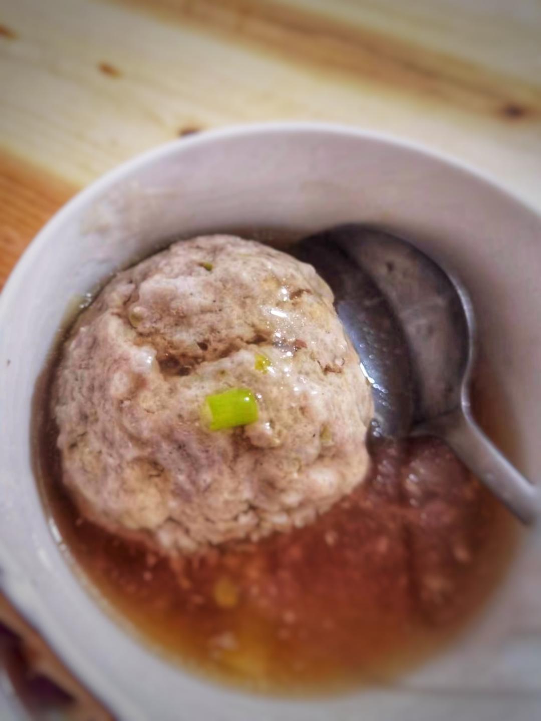 💯清蒸‼️马蹄肉丸汤