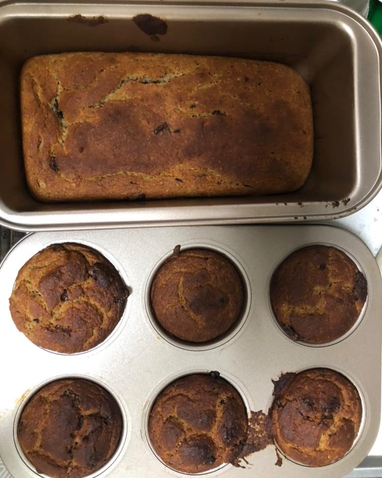 Gluten free巧克力香蕉面包 chocolate banana bread