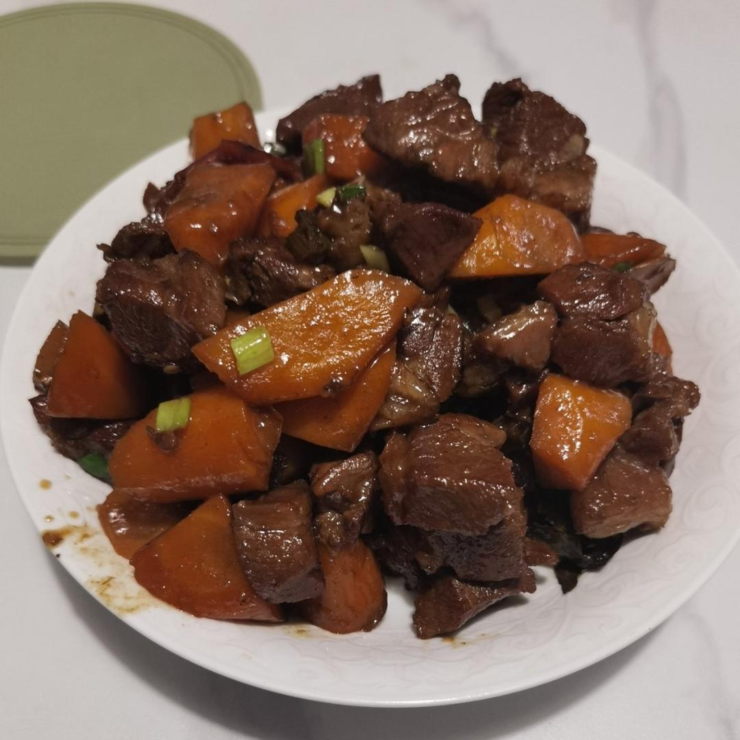 红烧羊肉炖胡萝卜