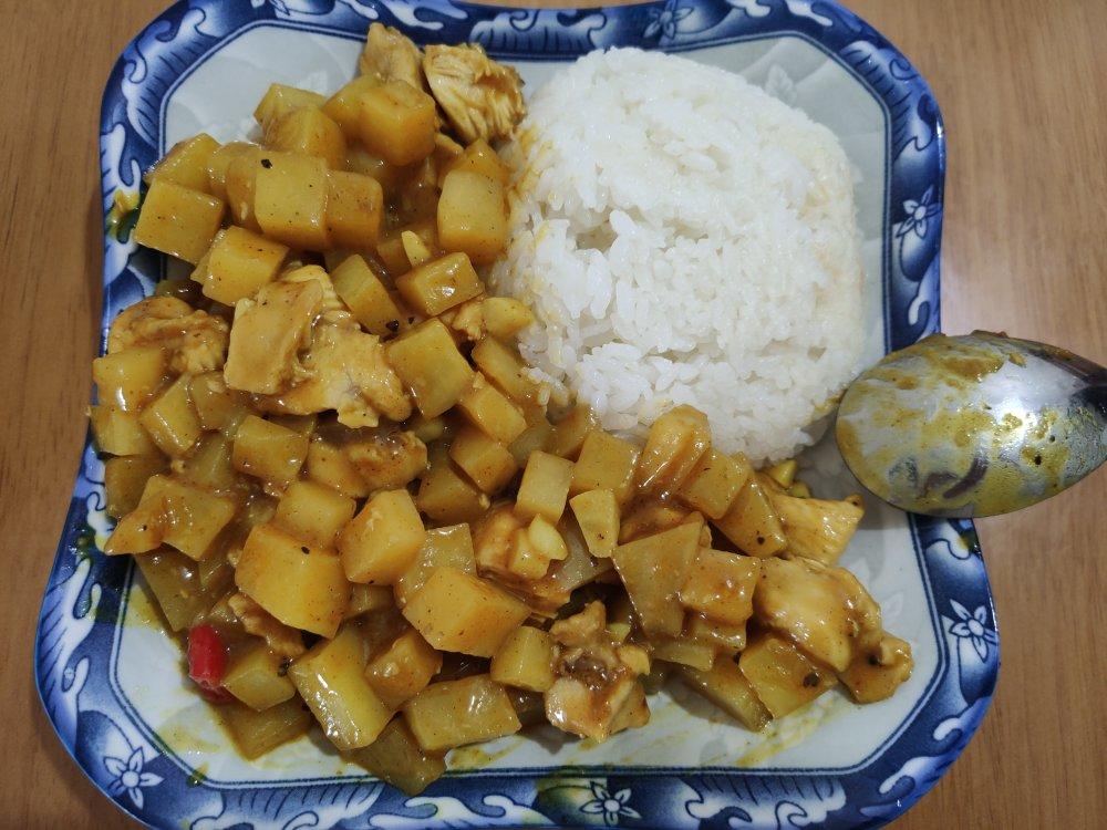 咖喱鸡（鸡胸肉版）