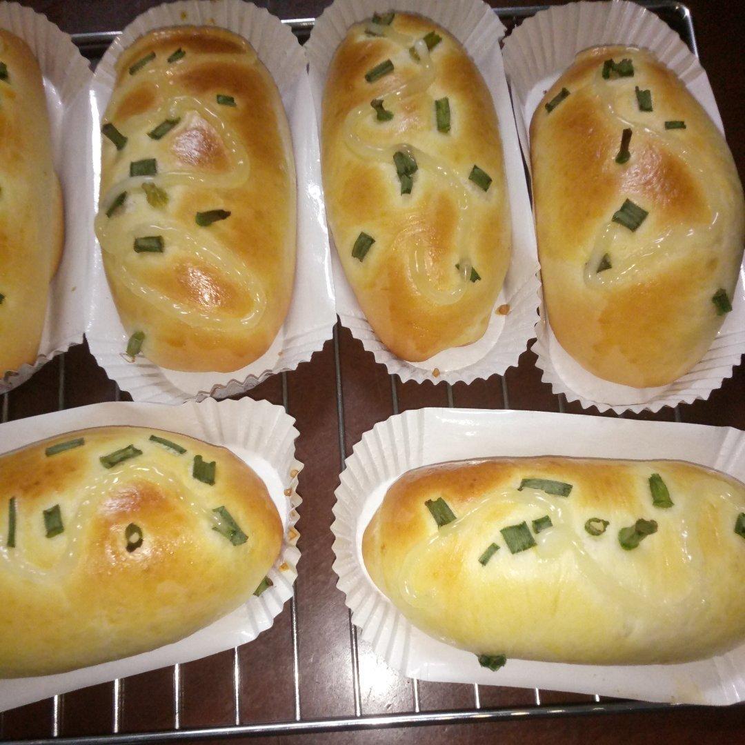 香葱火腿肉松面包