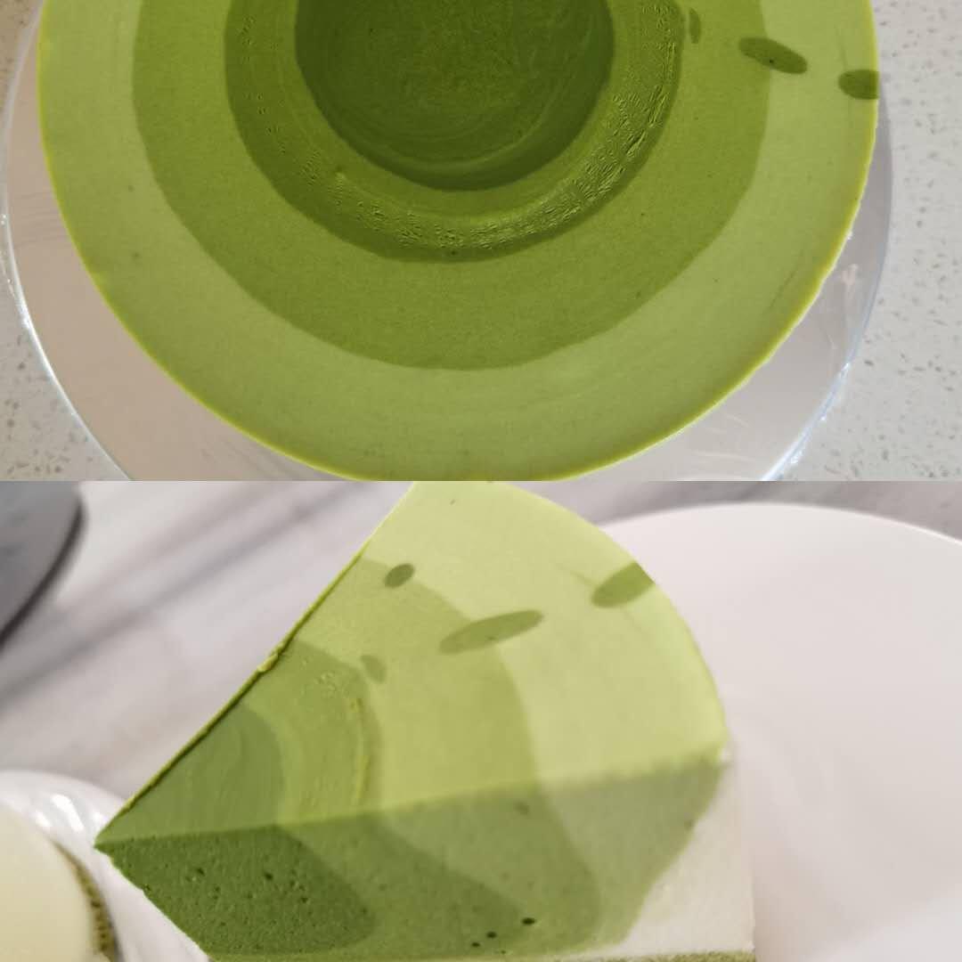 渐变抹茶慕斯蛋糕：我Amanda带着既美又作的抹茶甜点又来了！【曼食慢语】