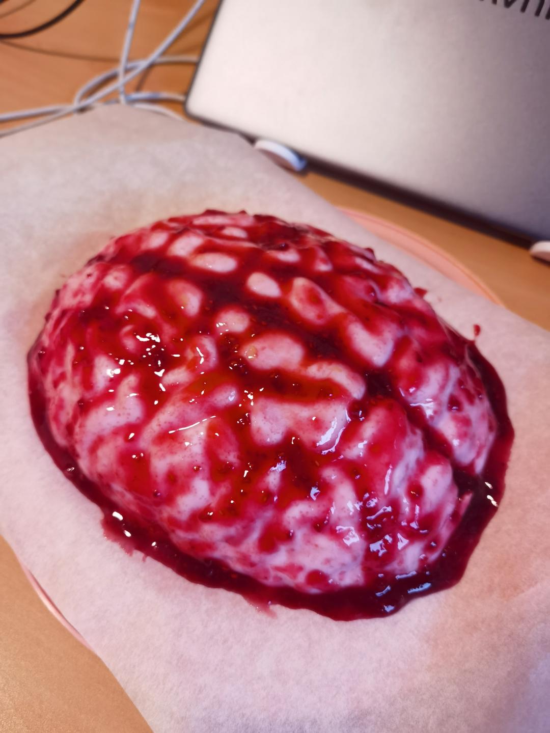 超简单 万圣节🧠大脑布丁