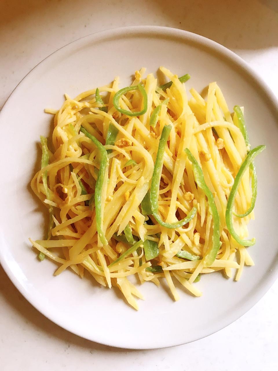 咸鸭蛋黄土豆丝