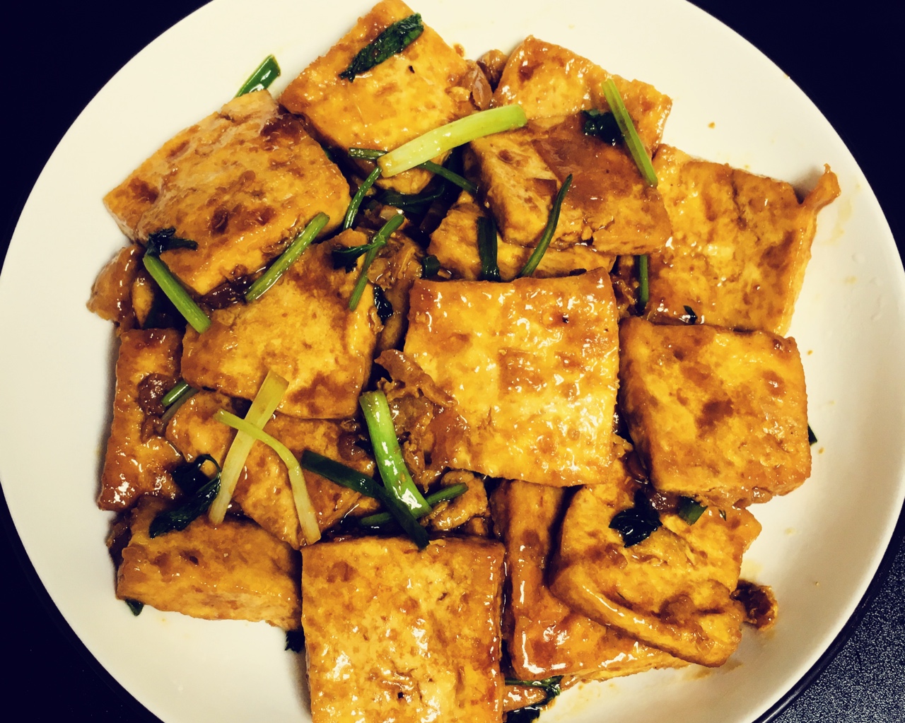 给老公带饭系列—香煎豆腐的做法