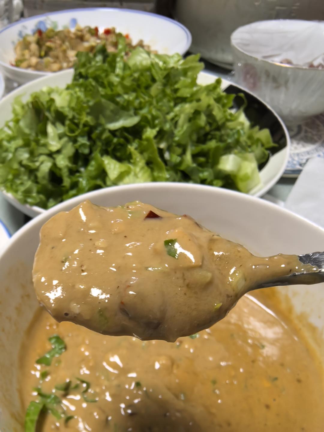 万能麻酱蘸料