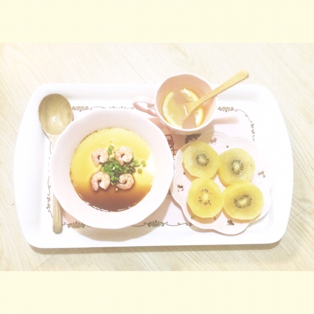 虾仁鸡蛋羹