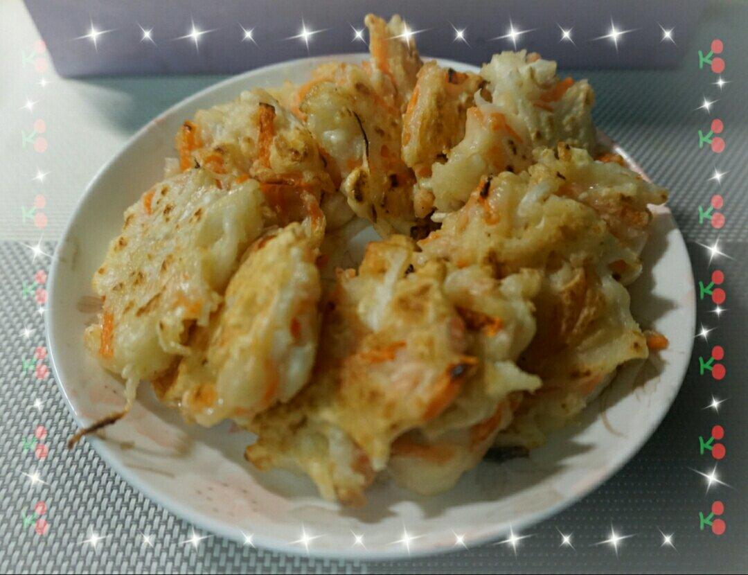 零失败胡萝卜土豆丝饼