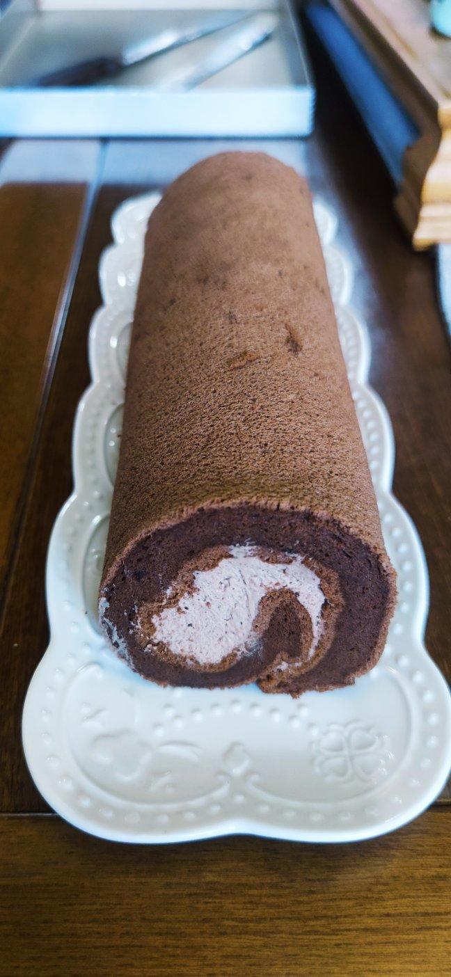 可可蛋糕卷(不消泡超浓郁巧克力口感)