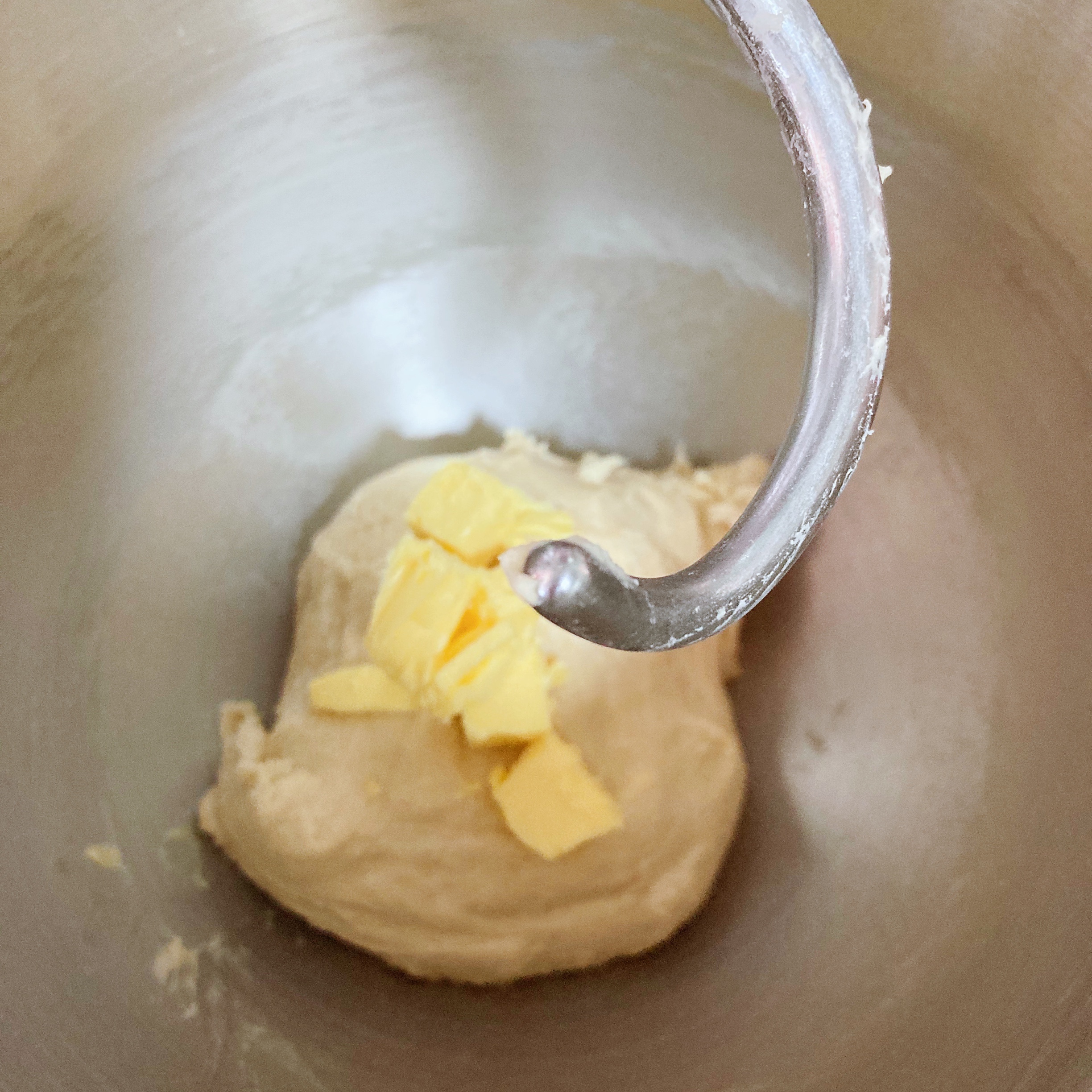 ‼️岩烧芝士榴莲软欧‼️一次性发酵的做法 步骤2