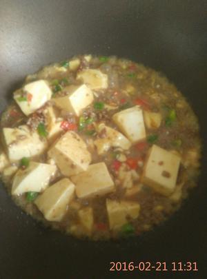 红烧牛肉末豆腐的做法 步骤5