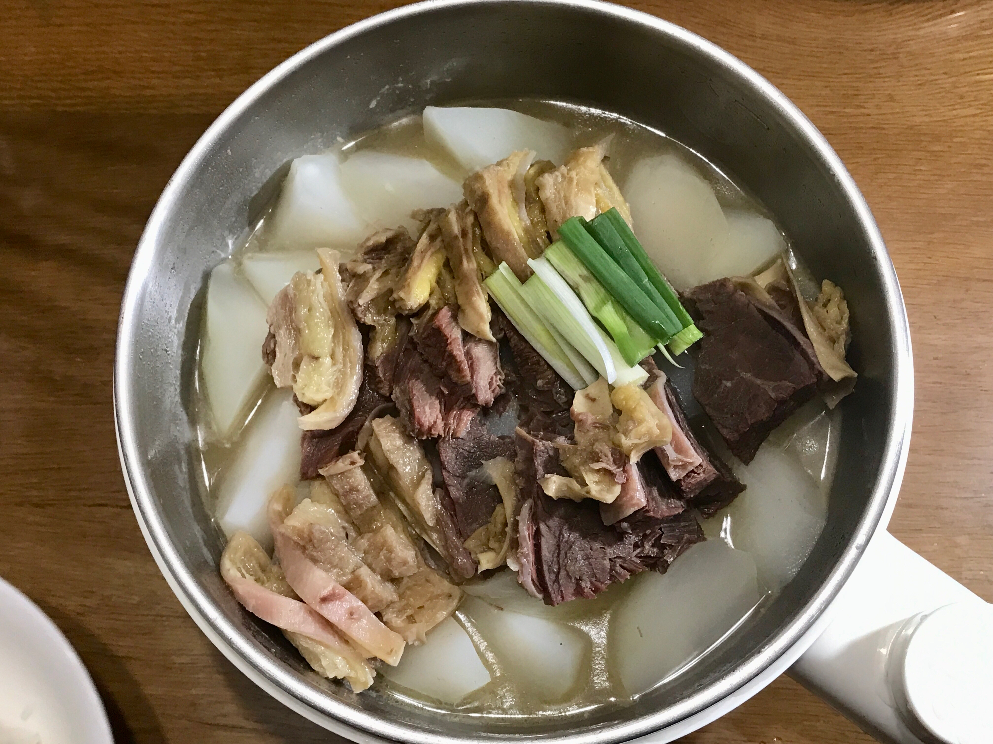 清汤牛腩焖菜头的做法