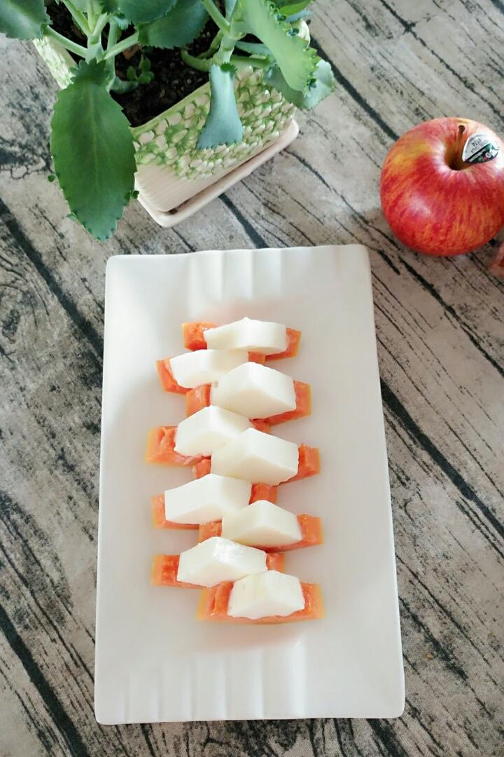 木瓜椰奶冻