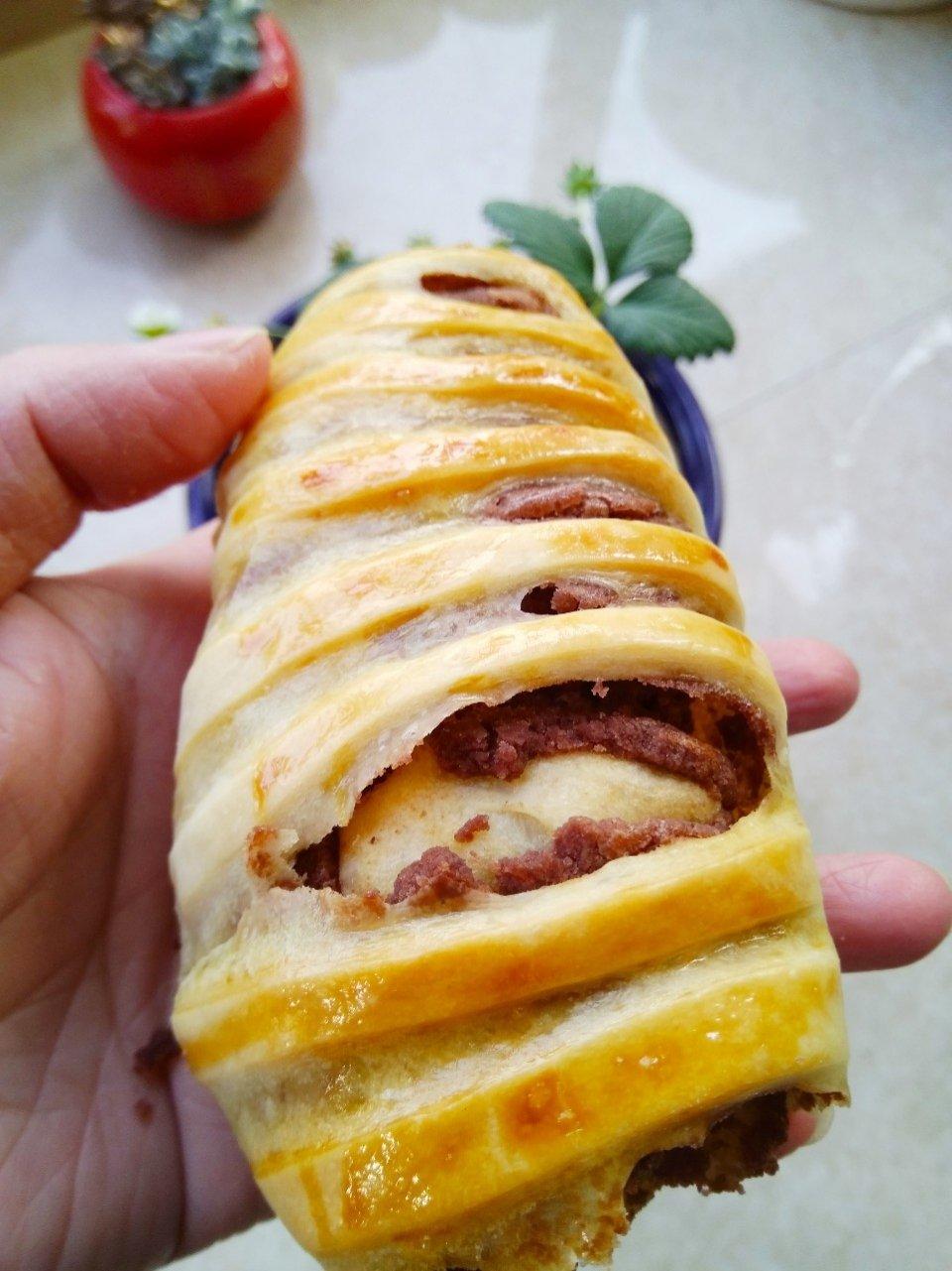 豆沙面包卷