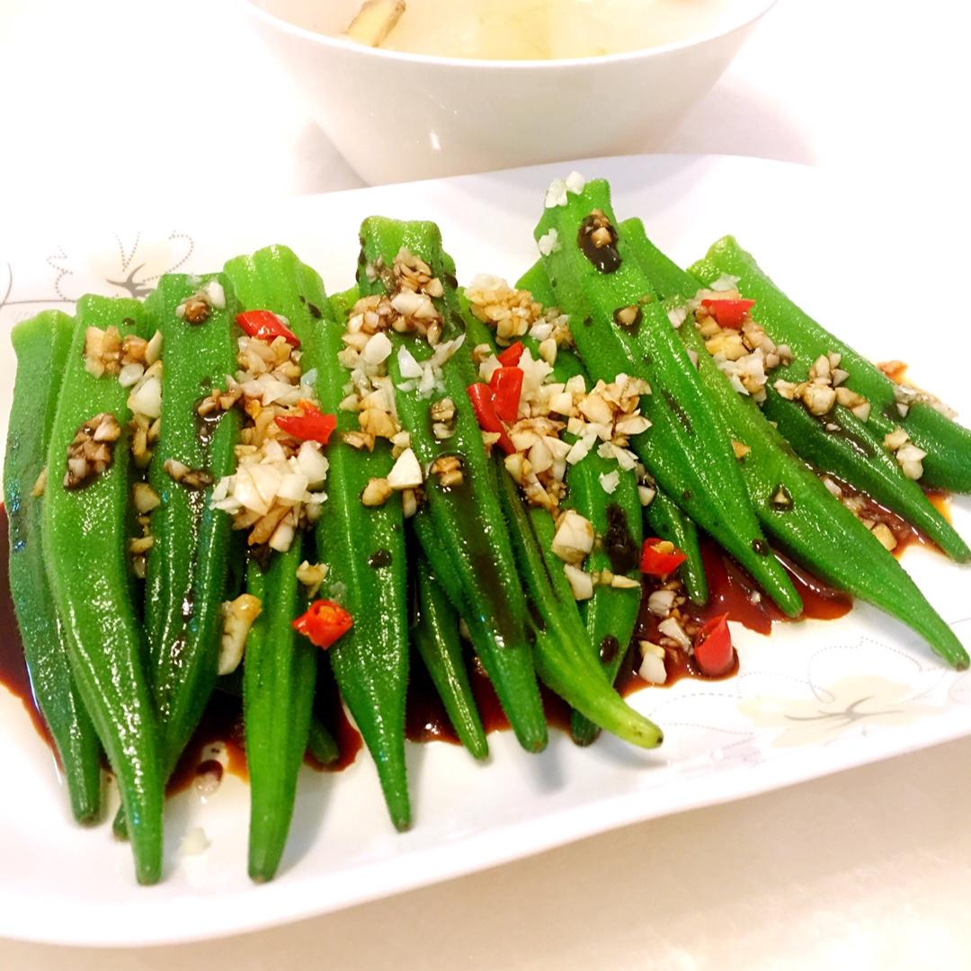 becky_ye9i做的蒜蓉秋葵