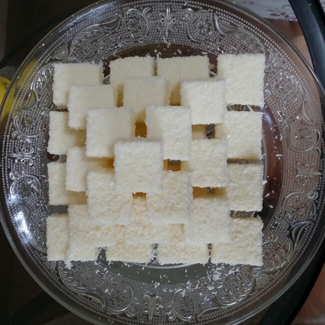 椰蓉牛奶小方