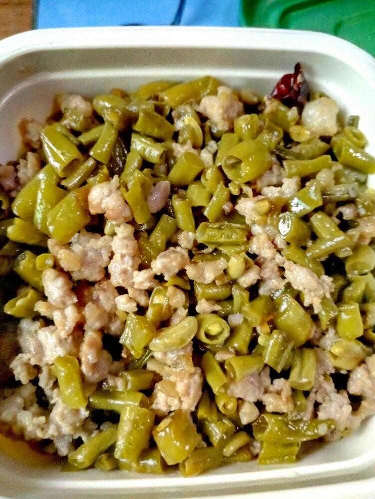 肉末酸豆角