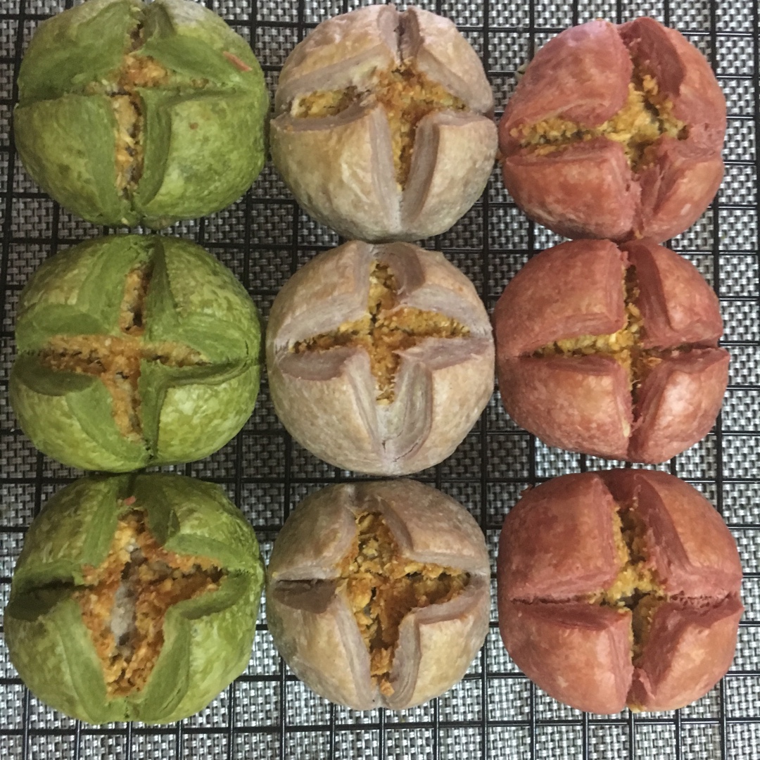 花开富贵之四种口味的椰蓉开口酥